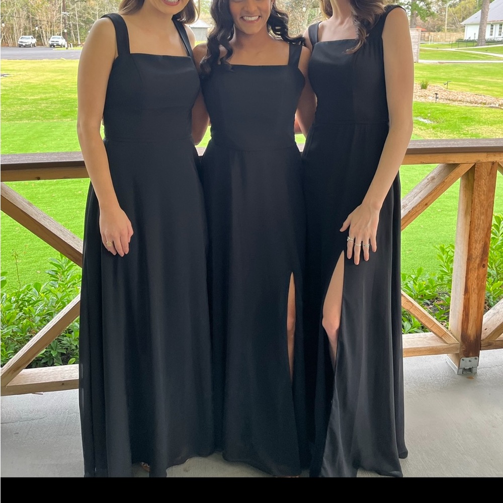 Dear Cleo Molly Bridesmaid Dress in color Noir
